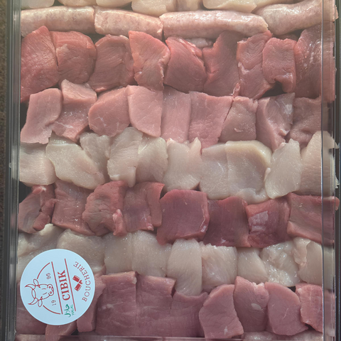 Plateau de Viande Raclette 1KG
